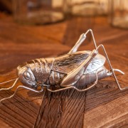 Decorative Pewter Grasshopper
