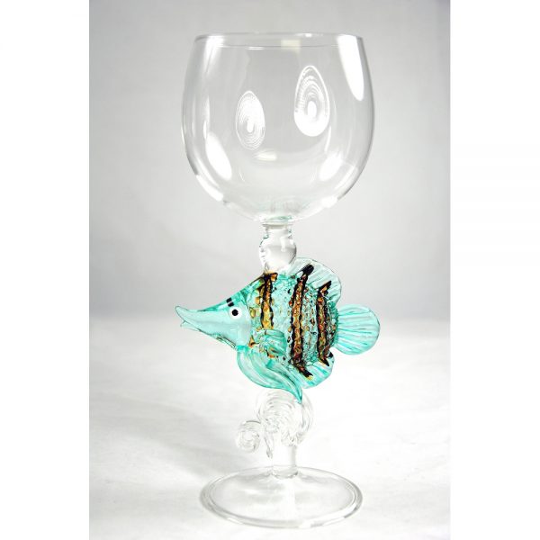 Angelfish Wine Glass