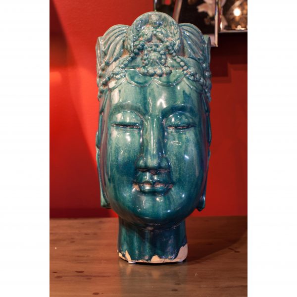 Ceramic Buddha Head #3