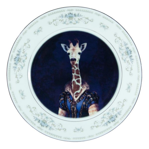 Courtier Zarafa Giraffe Plate