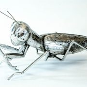 Decorative Pewter Praying Mantis