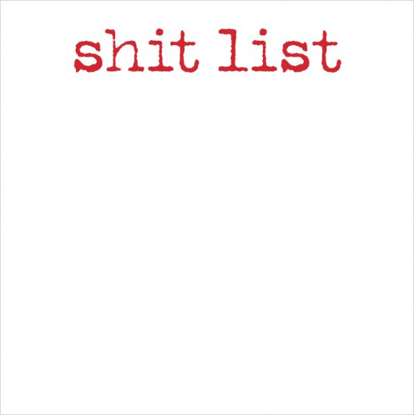 Luxe Shit List Memo Pad