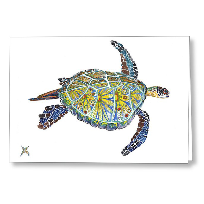 Sea Turtle Greeting Card