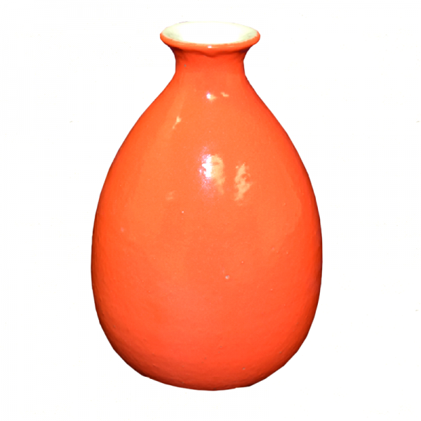 Asian Orange Pear Vase