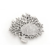 Coral and Shell Trivet