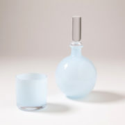 Opaline Blue Bedside Carafe