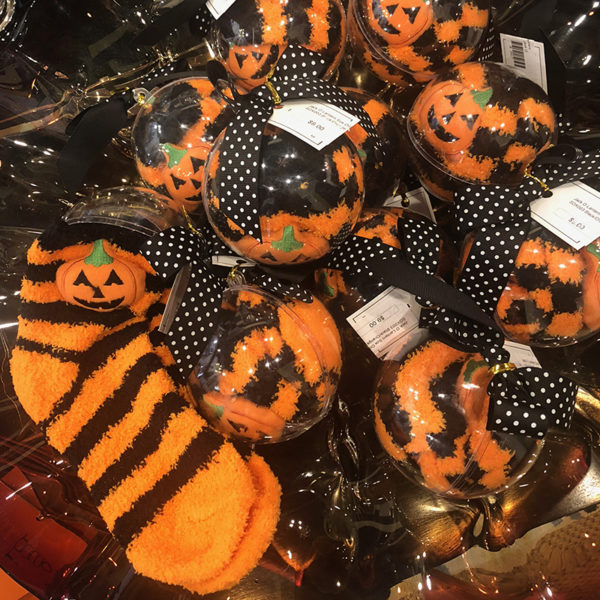 Jack O Lantern Sock Ornament