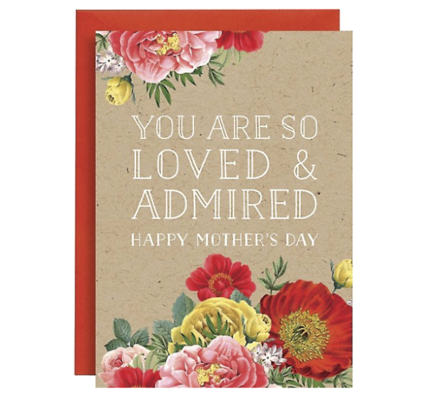 Loved & Admired Mother's Day Card
